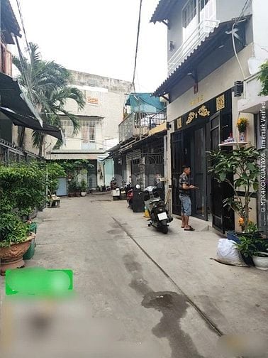 CĂN 1: BÁN NHÀ HẺM 4M(XH) BÀ HOM, P.13, Q.6, 6.3 TỶ.