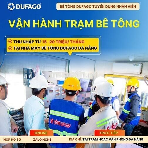 NHÂN VIÊN VẬN HÀNH TRẠM BÊ TÔNG ĐÀ NẴNG