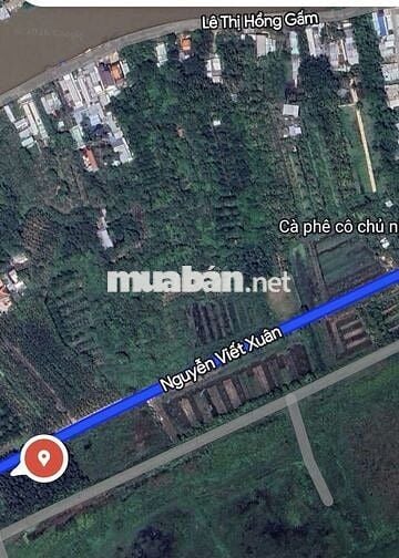 Đất Thổ Cư, Mặt Tiền đường Nguyễn Viết Xuân, DT: 200m2