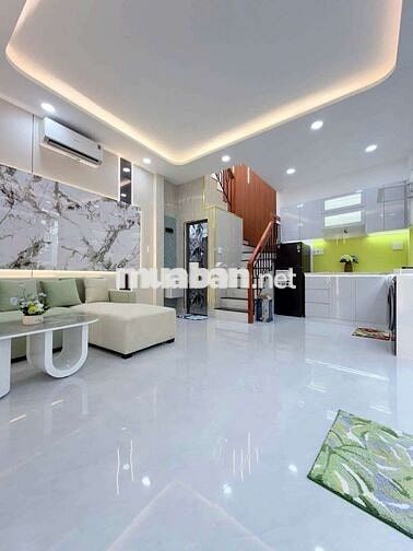 Nhà mới ở liền sát MT Hưng Phú P9, Q8( Có Phòng Ngủ Tầng Trệt )