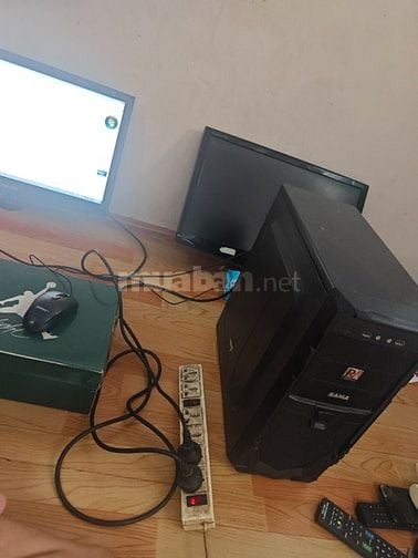 Thanh lý bộ pc + 2 màn ss 27 inch
