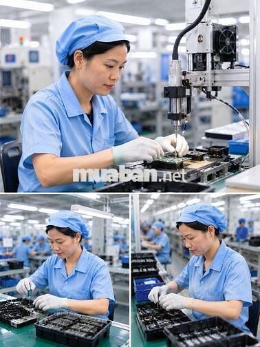Lắp Ráp Linh Kiện Điện Tử-Ngày 532K- Đêm 654K
