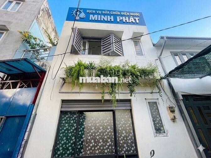 Nhà bán P.17, Bình Thạnh Điện Biên Phủ hẻm xe hơi 4m trệt lầu hc đủ