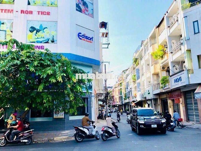 GÓC 2 MT MẶT TIỀN HOA SỨ - PHAM XÍCH LONG - 6X15m - 5 TẦNG THANG MÁY