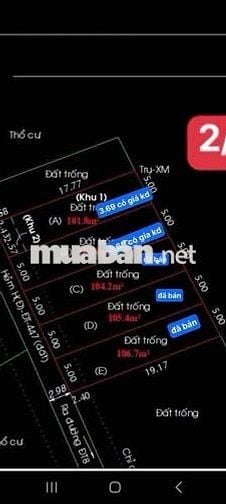 Đất 5x20 1/ Đông Thạnh 8 , ngay Cầu Dừa Lê Văn Khương chỉ nhỉnh 3T