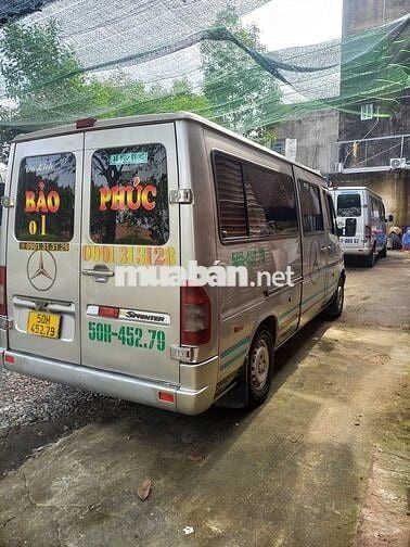 Xe Ban tai  Mercedes Sprinter  6 chỗ và 840kg  Bạc