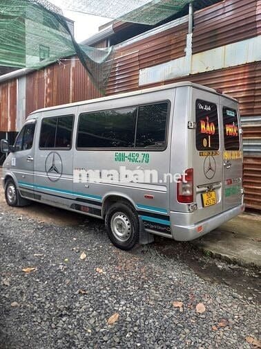 Xe Ban tai  Mercedes Sprinter  6 chỗ và 840kg  Bạc