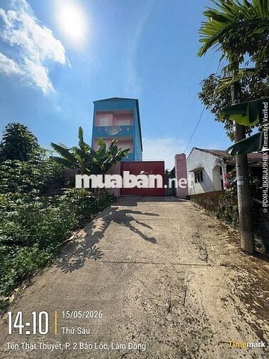 BÁN GẤP  NHÀ + ĐẤT VIEW ĐẸP TP. BẢO LỘC – 886m²