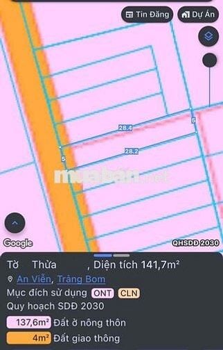 700TR/NỀN ĐẤT THỔ CƯ NGAY SÂN BAY LONG THÀNH