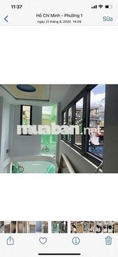 Nhà mới 4 lầu mặt tiền Lý Thái Tổ giá 15,5 triệu 