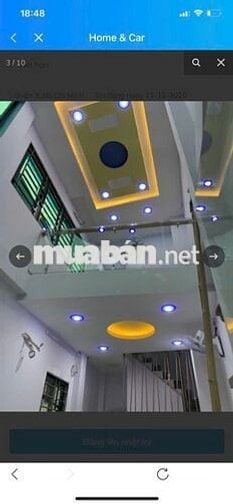 Nhà mới 4 lầu mặt tiền Lý Thái Tổ giá 15,5 triệu 