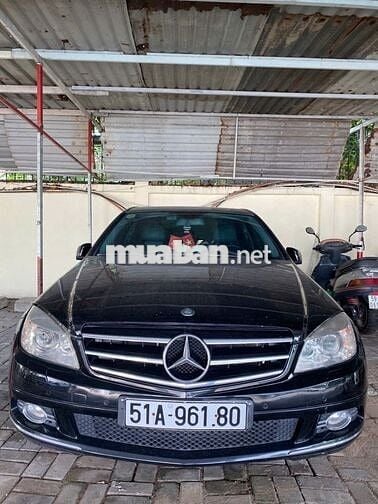 Mercedes-Benz C200 2008 Số tự động Đen