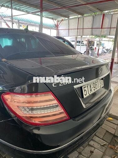 Mercedes-Benz C200 2008 Số tự động Đen