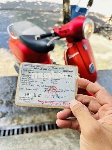 Piaggio Vespa LX 125cc IE 2012 Đỏ