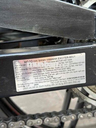 Yamaha Exciter 155 2022 Xanh lá 18000 km