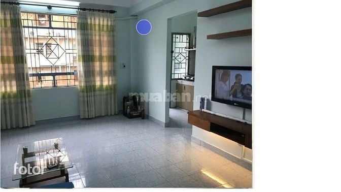 Chung cư Nguyễn Trung Hiếu- CMT8, Q3:căn 1p ngủ- 53m2,Có nội thất ,giá