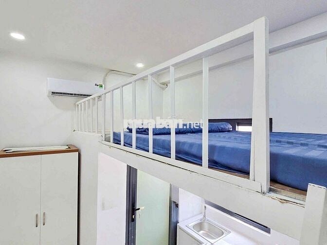 Phòng có gác giá rẻ, ở mặt tiền Huỳnh Tấn Phát, ngay chân cầu Phú Mỹ