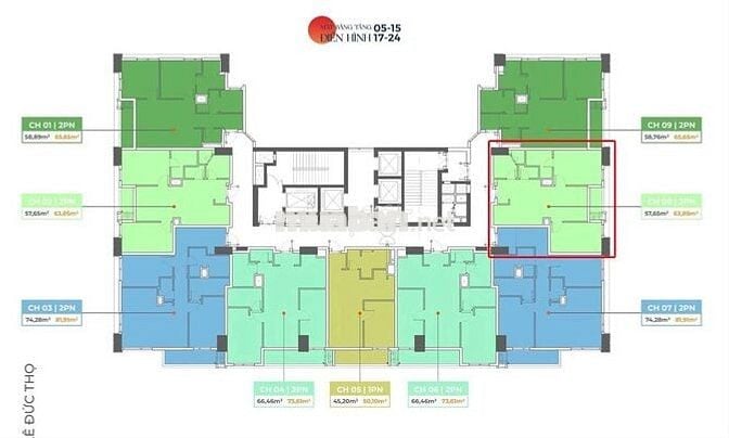 Căn hộ Sơn Trà 2PN view Bán Đảo - Chùa Linh Ứng - Ngân hàng hỗ trợ 70%