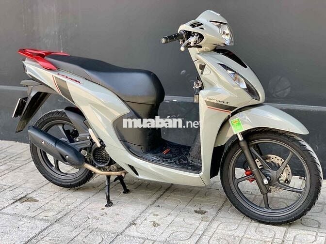 🔥 Honda Vision Thể Thao 2025 Xám Xi Măng Xe Đẹp