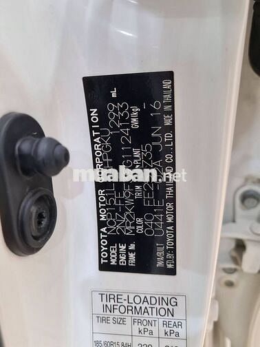 TOYOTA YARIS 2016 TỰ ĐỘNG NHẬP THÁI, ZIN NHIỀU.