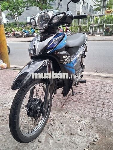 SYM Elegant 50cc Đen Xanh 50 km/lít