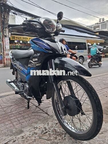 SYM Elegant 50cc Đen Xanh 50 km/lít