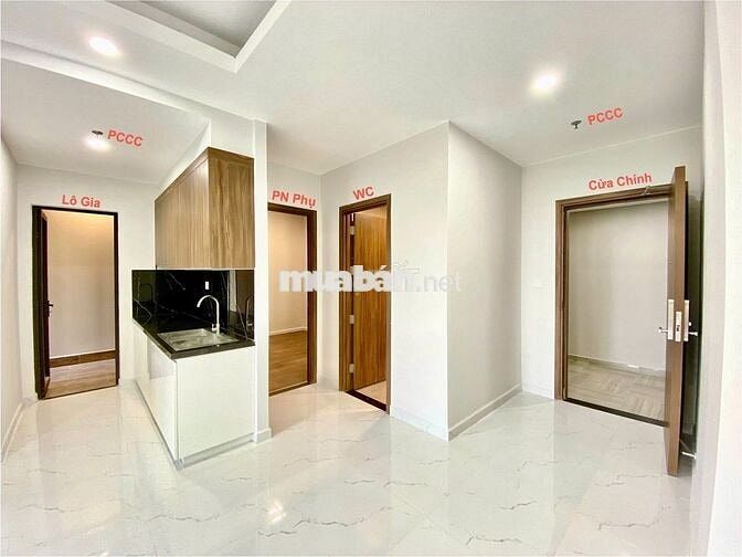 Cho Thuê 2PN2WC 65m2 sẵn rèm giá 5tr5/tháng