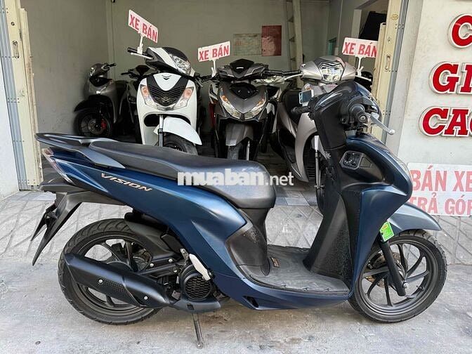 Honda Vision 2024 xanh đen