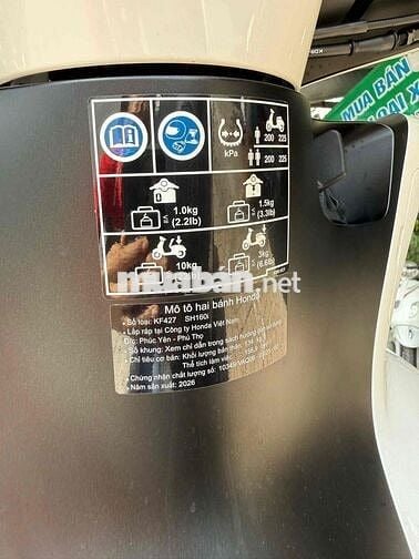 Honda SH 160 ABS 2026 Trắng 3000km