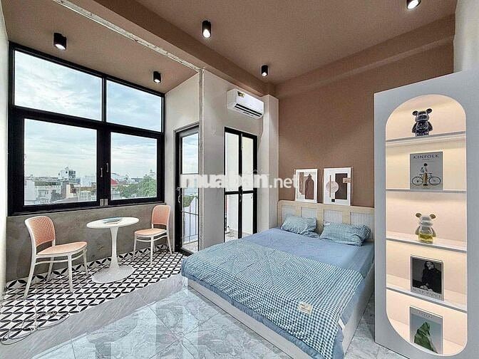 Căn hộ studio ban công chill gần đại học công thương, aeon tân phú