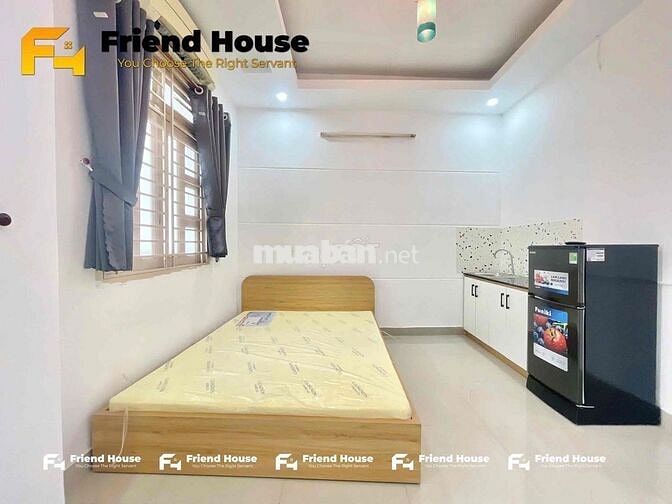 Phòng bancol full nội thất 30m2 mới xây ngay công viên Làng Hoa