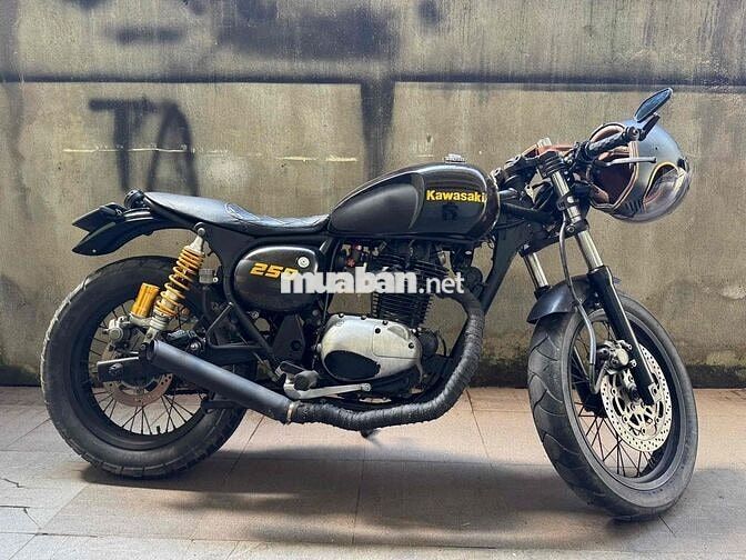Kawasaki Estrella 250cc Café Racer Đen
