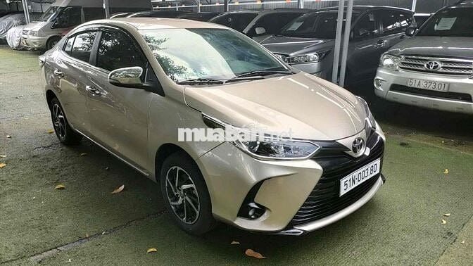 Toyota Vios E_CVT 2021 Vàng cát 87000 km