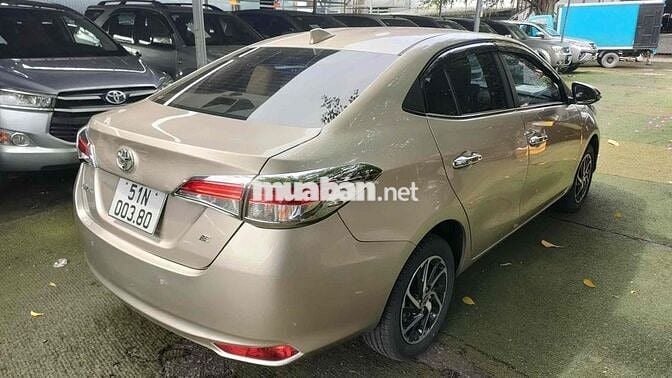 Toyota Vios E_CVT 2021 Vàng cát 87000 km
