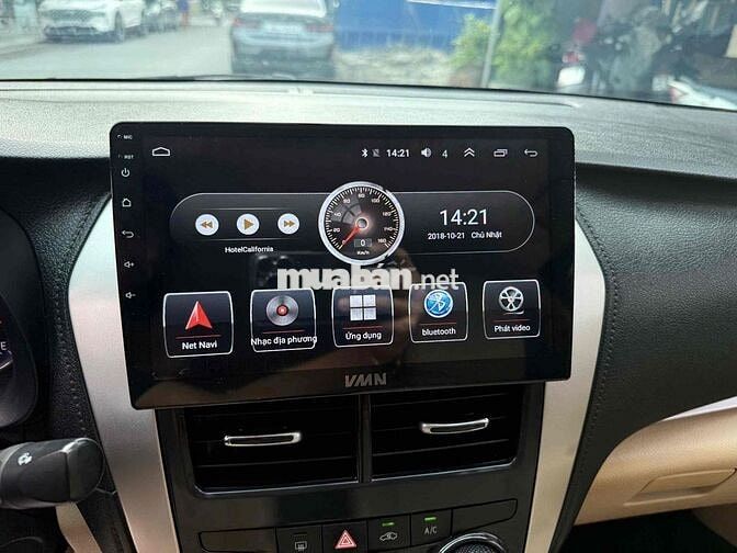 Toyota Vios 2019 Đen Tự động 10 vạn km