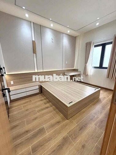 Nhà Mới 4 Tấm Lô Tư Ngang 6m Sát Quận Tân Phú Hạ 300Tr