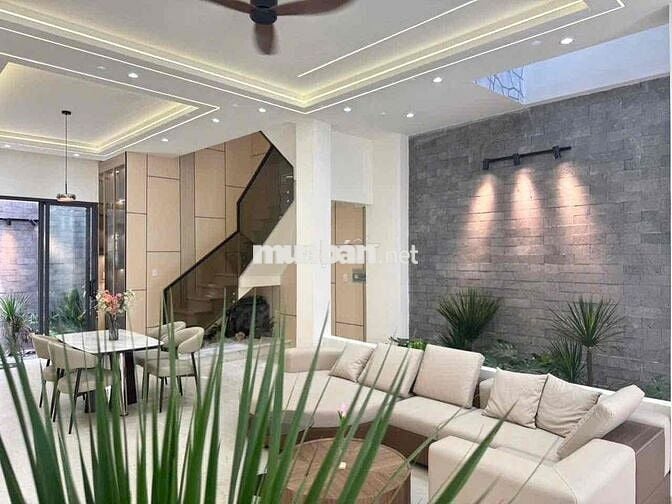 Nhà Mới 4 Tấm Lô Tư Ngang 6m Sát Quận Tân Phú Hạ 300Tr