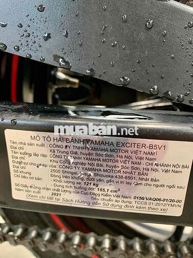 🔥 Exciter 155 VVA 2021 SmartKey Chính Chủ BSTP