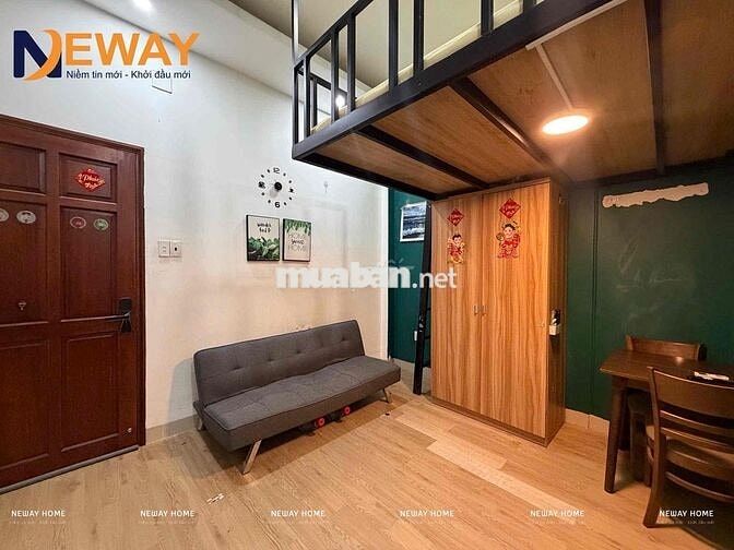 TRỐNG SẴN PHÒNG DUPLEX BAN CÔNG FULL NỘI THẤT NGAY NGÃ TƯ BỐN XÃ