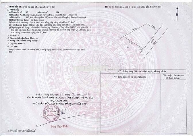 cần Chuyey nhượng. 5.295m2  đất mặt đường TL328