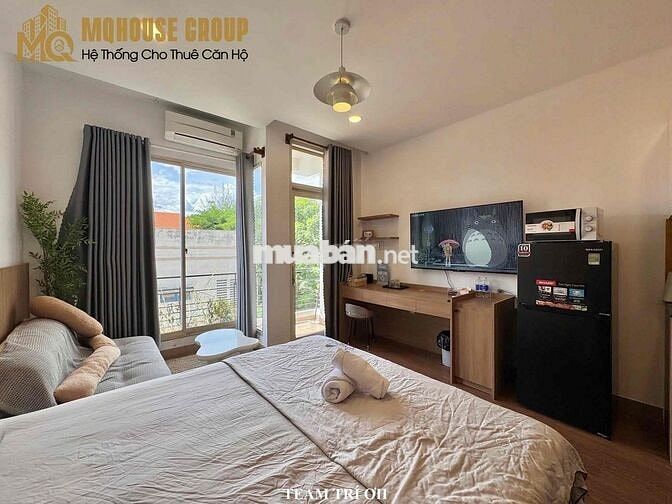 STUDIO BAN CÔNG FULL NỘI THẤT NGAY ĐẠI HỌC VĂN LANG - GIỮ PHÒNG ĐẾN T9