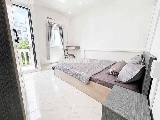 CĂN HỘ FULL NT 50M2 | 1PN 1PK BAN CÔNG | NGAY VÒNG XOAY DÂN CHỦ 3/2