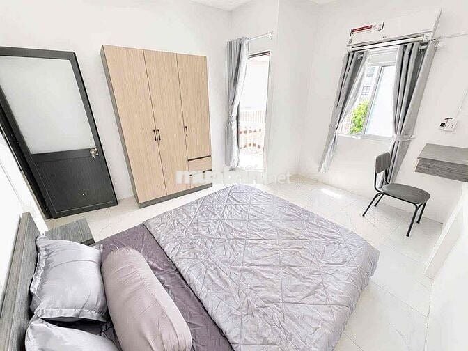 CĂN HỘ FULL NT 50M2 | 1PN 1PK BAN CÔNG | NGAY VÒNG XOAY DÂN CHỦ 3/2
