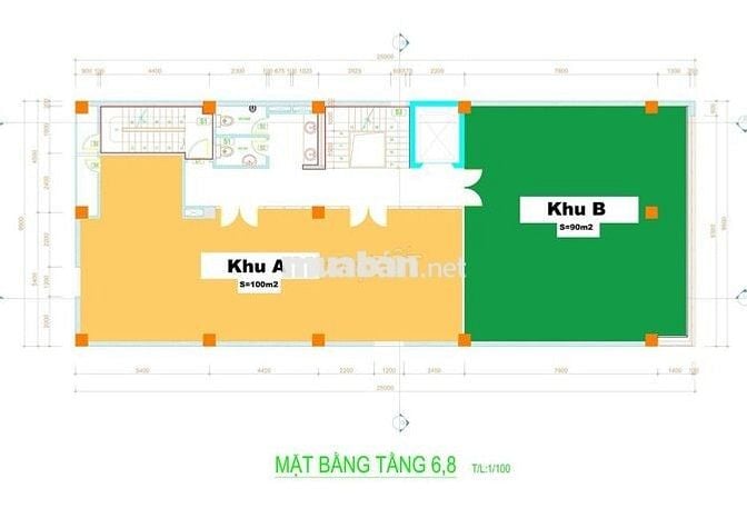 VĂN PHÒNG CHO THUÊ MẶT TIỀN NGÔ QUYỀN 90m2 - X2 OFFICE ELITE