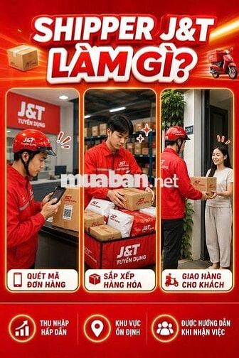 [J&T Q7] TÌM SHIPPER - CHẠY MÊ SAY, TIỀN ĐONG ĐẦY!