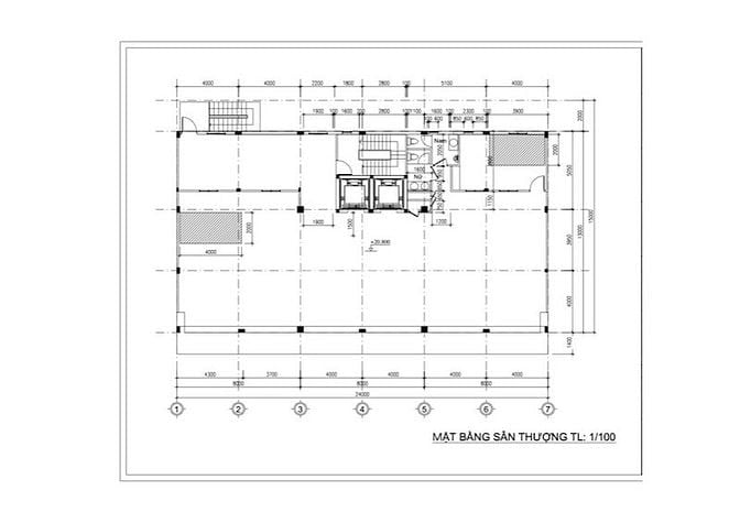 Cho thuê toà văn phòng Thạnh Mỹ Lợi Q2, DTSD 2.305m2, 1 hầm + 7 tầng