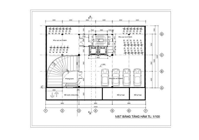 Cho thuê toà văn phòng Thạnh Mỹ Lợi Q2, DTSD 2.305m2, 1 hầm + 7 tầng