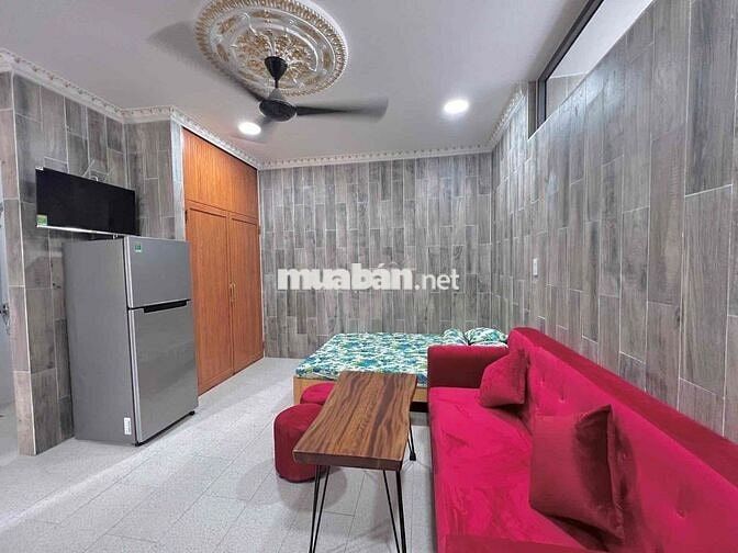 🔥Căn Hộ - Studio - Full NT - Cửa Sổ - Ban Công - Tháng Máy