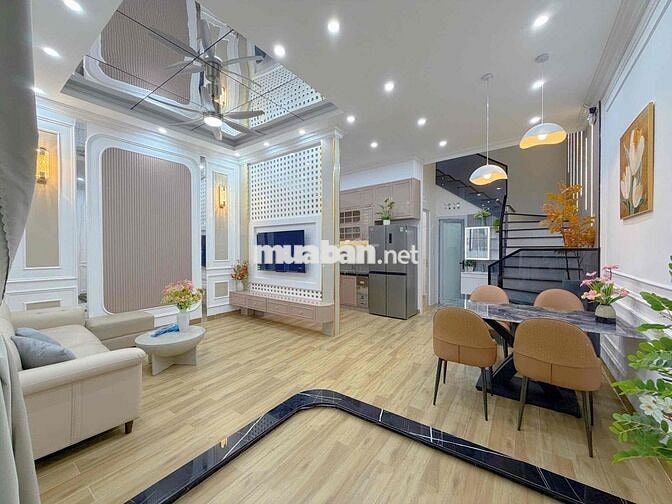 222 CHO THUÊ NHÀ MỚI 3 TẦNG 3 MÊ – 4PN 4WC, FULL NỘI THẤT MỚI 100%