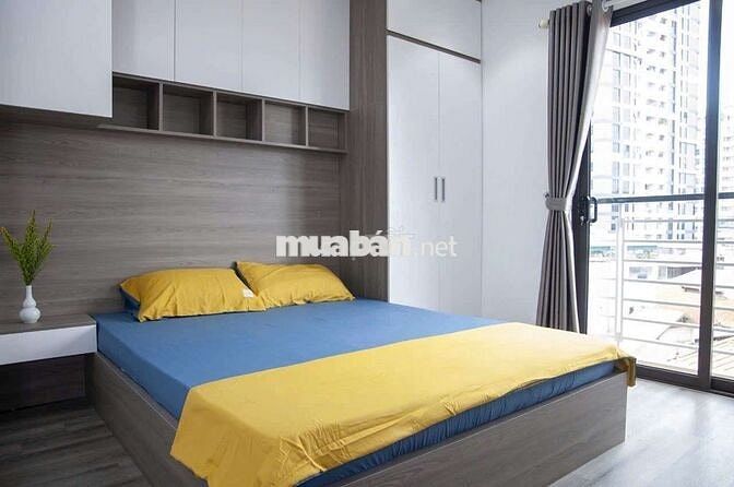 Cho Thuê Căn Hộ Dịch Vụ - 1PN Tách Bếp 55m2 - Ban Công - Nơ Trang Long